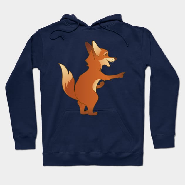 Laughing Fox Hoodie by beesants